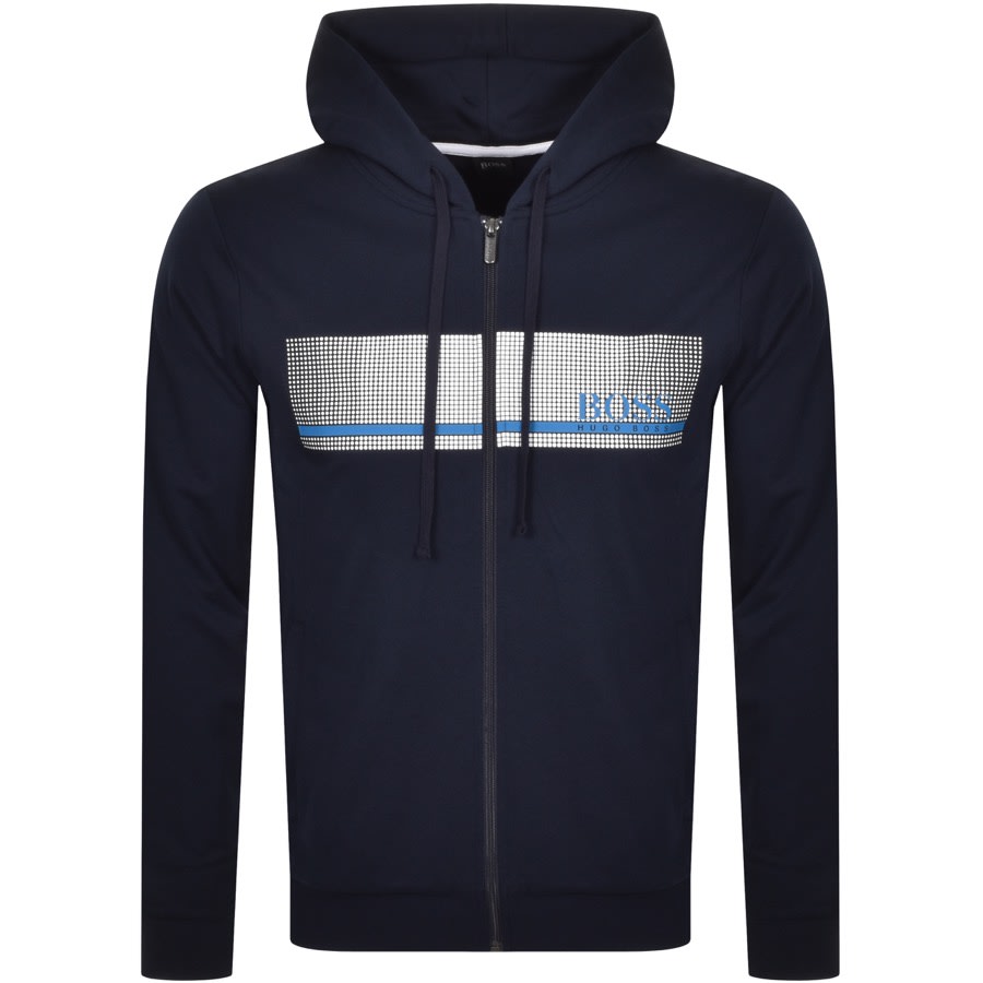 Alternative Image for ProductBOSS Bodywear Authentic Full Zip Hoodie Blue1